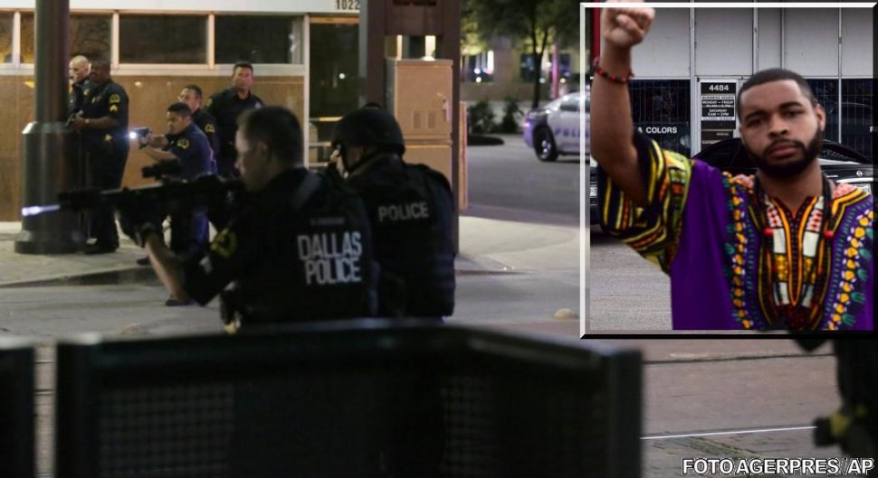 Autorul atacului armat din Dallas, identificat. Ucigașul de polițiști s-a antrenat cu Armata SUA