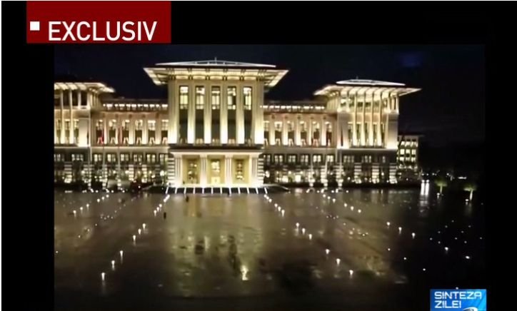 Imagini cu palatul de 490 milioane de euro al sultanului Erdogan