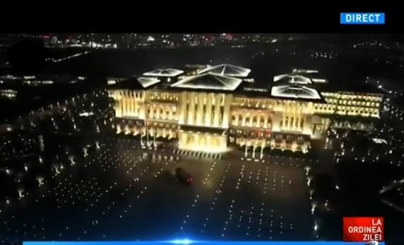 Imagini incredibile cu palatul în care trăiește Erdogan