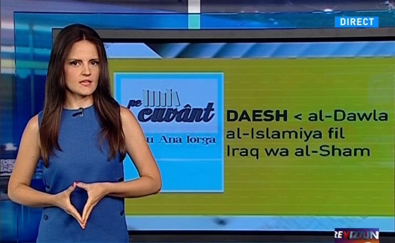 Pe cuvânt cu Ana Iorga: Daesh vs. ISIS