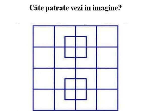 Câte pătrate vezi în imagine? Această provocare a luat cu asalt Internetul