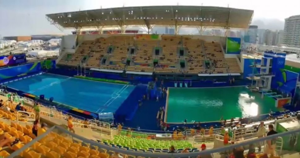 OLIMPIADĂ. Detaliul jenant dintr-un bazin olimpic de la Rio. Organizatorii nu pot explica ce s-a întâmplat