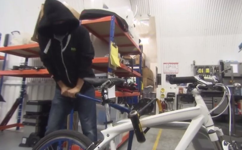 El este hoțul pentru care antifurturile de bicicletă sunt doar o glumă - VIDEO 
