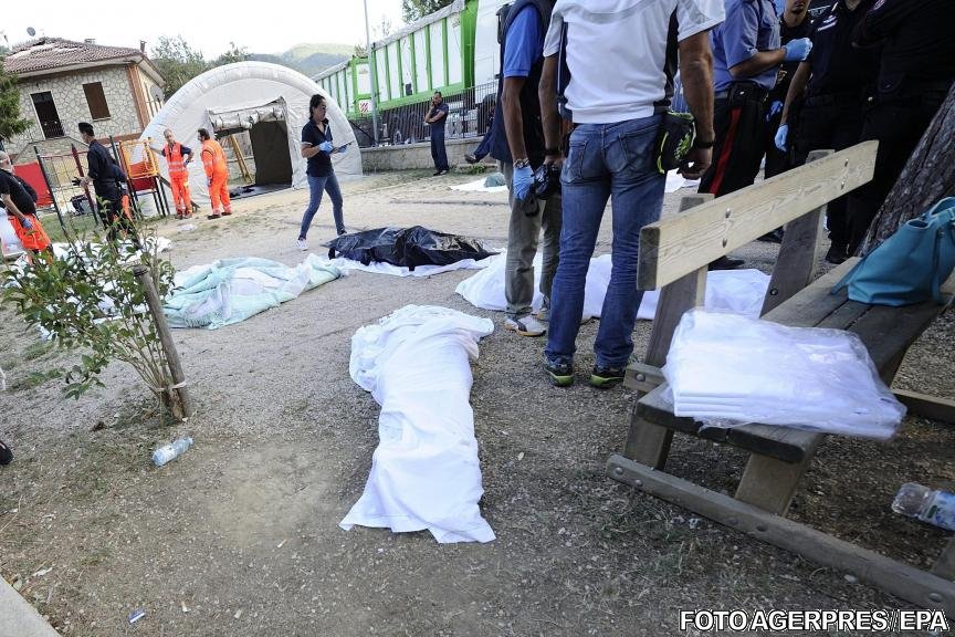 Încă un român mort, în urma cutremurului din Italia. Alte 17 persoane sunt dispărute