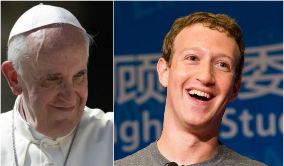Mark Zuckerberg l-a vizitat pe Papa Francisc. Ce planuri comune au cei doi