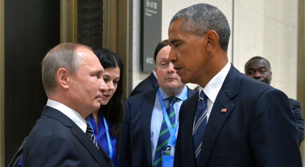 O fotografie cu Putin și Obama a declanșat un ”război” în mediul online
