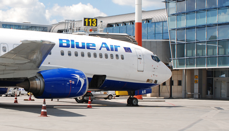 Blue Air începe operarea a trei zboruri zilnice între Iași și București