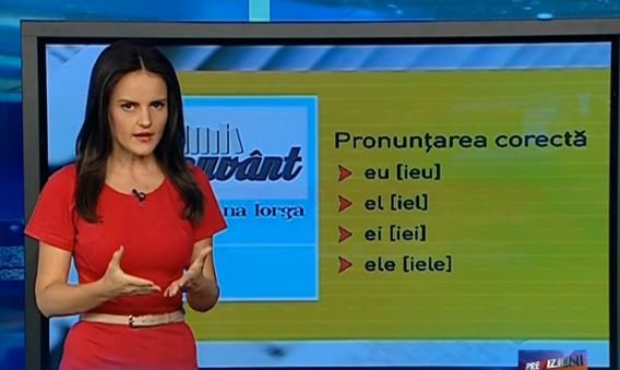 Pe cuvânt, cu Ana Iorga: Pronunția corectă a anumitor pronume personale