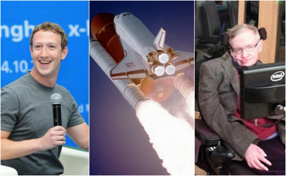 Mark Zuckerberg şi Stephen Hawking îşi trimit banii în cosmos 