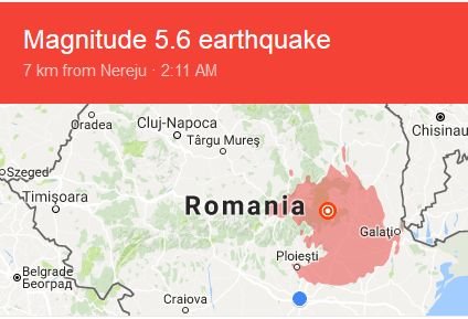 Seismul puternic din România, resimțit și în Bulgaria și în vestul Turciei