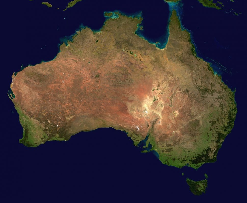 Continentul australian s-a mutat și continuă să se deplaseze în fiecare an