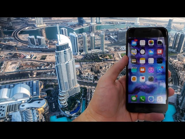 A aruncat noul iPhone 7 de pe cea mai înaltă clădire din lume! Ce s-a întâmplat cu telefonul - VIDEO