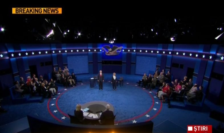 A doua dezbatere prezidențială din Statele Unite, plină de subiecte de scandal. Trump promite să o investigheze pe Clinton, dacă ajunge președinte