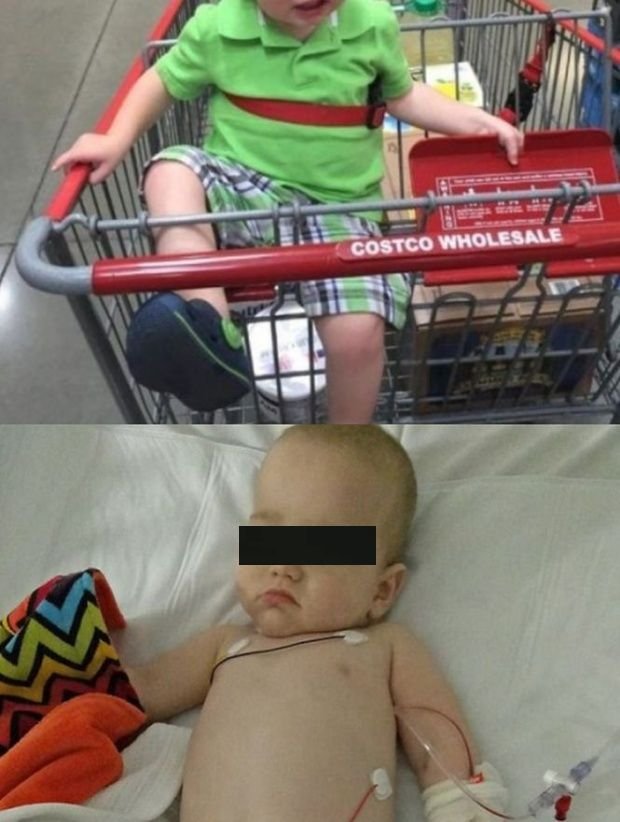 A ieșit cu băiețelul ei la magazin și l-a pus în căruciorul de cumpărături. 24 de ore mai târziu, copilul se zbătea între viață și moarte  