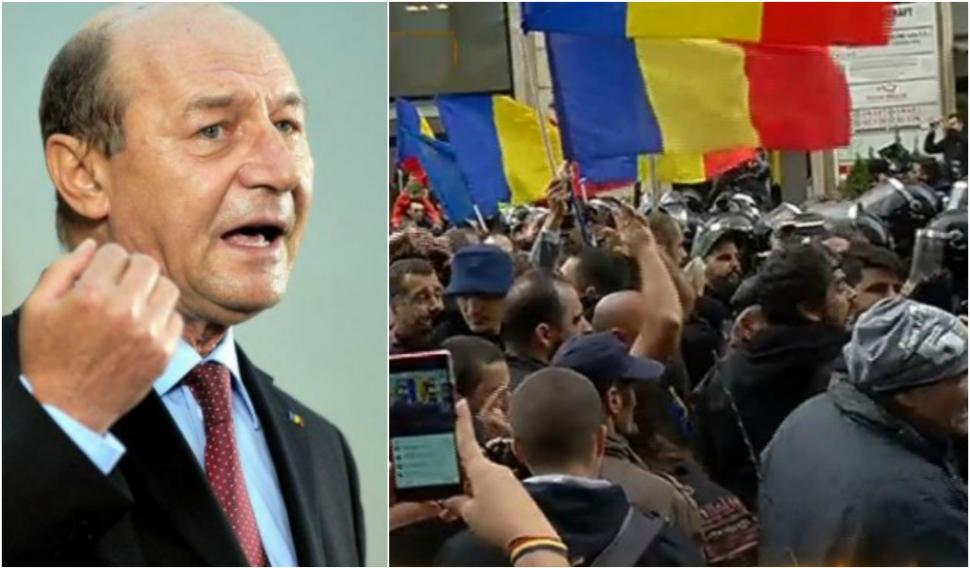 Trăian Băsescu, reacție furibundă după incidentele violente de la marşul &quot;Luptă pentru Basarabia