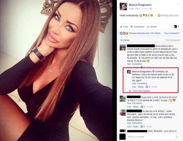 Bianca Dragusanu si-a pus poza asta pe Instagram! Ce a intrebat-o o admiratoare instant 412501