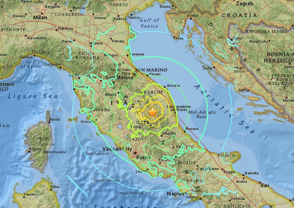 Autorităţile italiene respiră uşurate! Ce i-a salvat pe cei mai mulți dintre locuitorii afectați de valul de cutremure