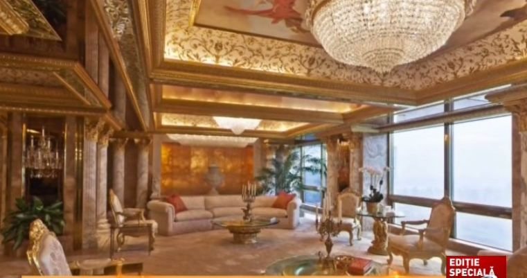 Imagini de senzație. Lux orbitor în casa lui Donald Trump VIDEO