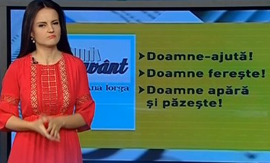 Pe cuvânt, cu Ana Iorga: Relația lingvistică a românilor cu divinitatea