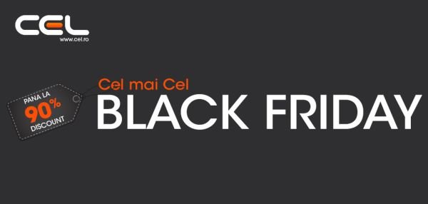 Black Friday 2016. Cel.ro vinde produse cu 1 leu de Vinerea Neagră