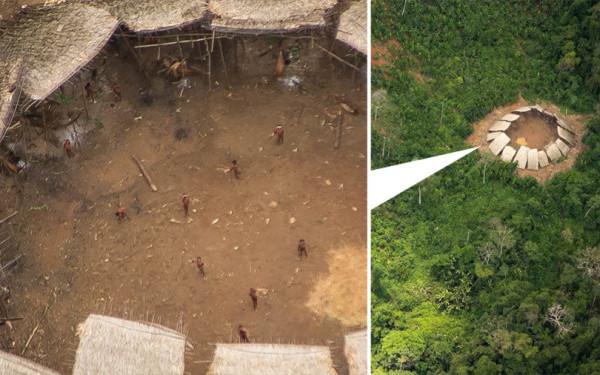 Descoperire uluitoare! Făceau fotografii din avion deasupra junglei amazoniene când au văzut ceva incredibil (Foto) 417425