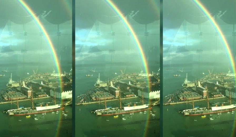 Imagini fabuloase cu un curcubeu de 360 de grade. ”O dată-n viață ți se dă să vezi așa ceva!” 
