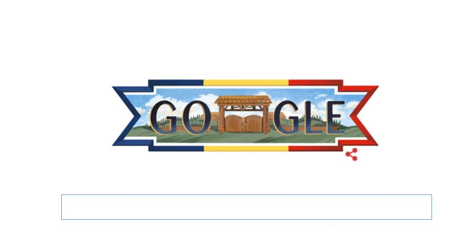 Ziua Națională. Google doodle inspirat din cultura poporului român, de 1 DECEMBRIE, Ziua Națională a României