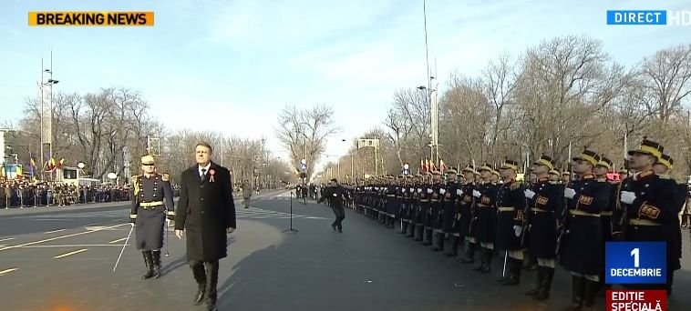 Ziua Națională. Președintele Klaus Iohannis a ajuns la Arcul de Triumf