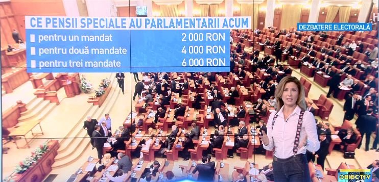 Pensiile speciale pentru parlamentari, majorate în noua lege a salarizării 