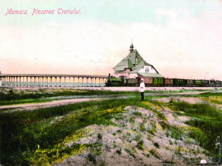Fascinanta poveste a căii ferate care lega stațiunea Mamaia de Constanța. Imagini inedite cu Gara Mamaia - FOTO 421030
