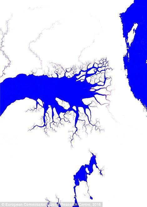 Hărți uluitoare care arată ce s-a întâmplat cu întinderile de apă de pe suprafața Pământului, în ultimii 32 de ani 421377