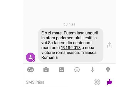 Acuzaţii dure. UMDR a sesizat Biroul Electoral Județean Cluj pentru că în Ardeal sunt trimise sms-uri cu mesajul "Putem lăsa ungurii în afara Parlamentului". FOTO în articol 422134
