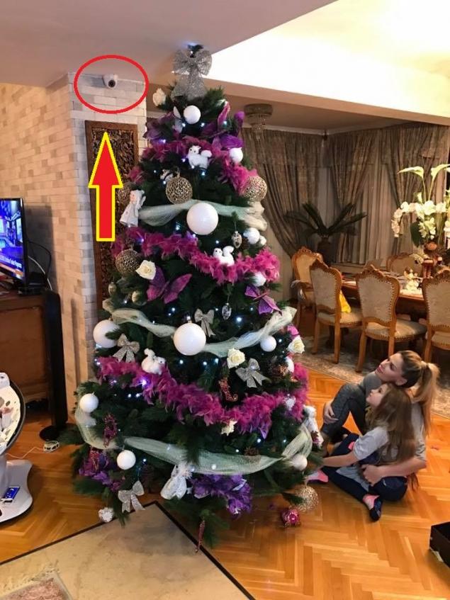 Andreea Banica a vrut sa le arate prietenilor virtuali bradul, dar s-a vazut acest detaliu! Ti-ai pune in casa asa ceva? 422306