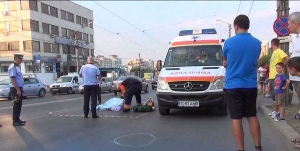 O femeie a fost calcată de TIR în Timișoara