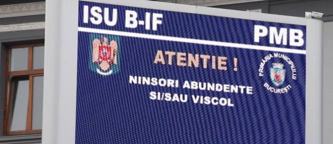 ISU Bucureşti - Ilfov, mesaj de avertizare pentru populaţia Capitalei cu privire la ger