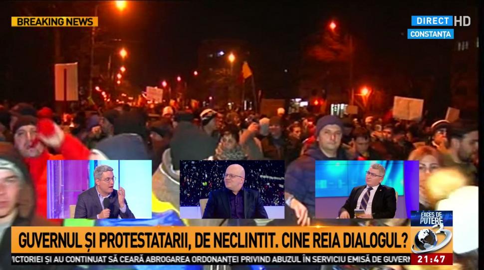 Cele mai spectaculoase imagini de la protestele din Piața Victoriei FOTO 432619