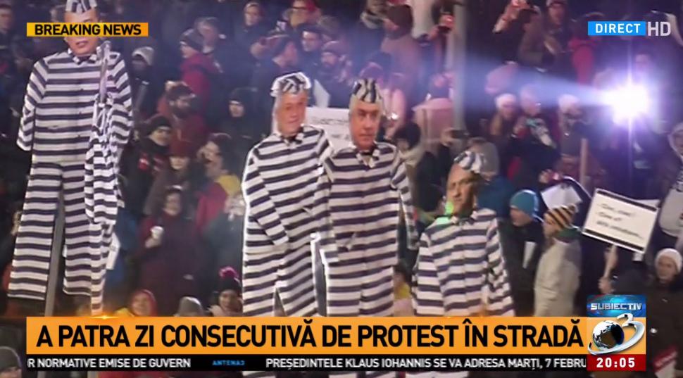 Cele mai spectaculoase imagini de la protestele din Piața Victoriei FOTO 432621