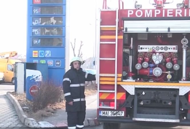 Incident la o stație GPL din Sibiu. Un șofer a plecat cu tot cu pompă