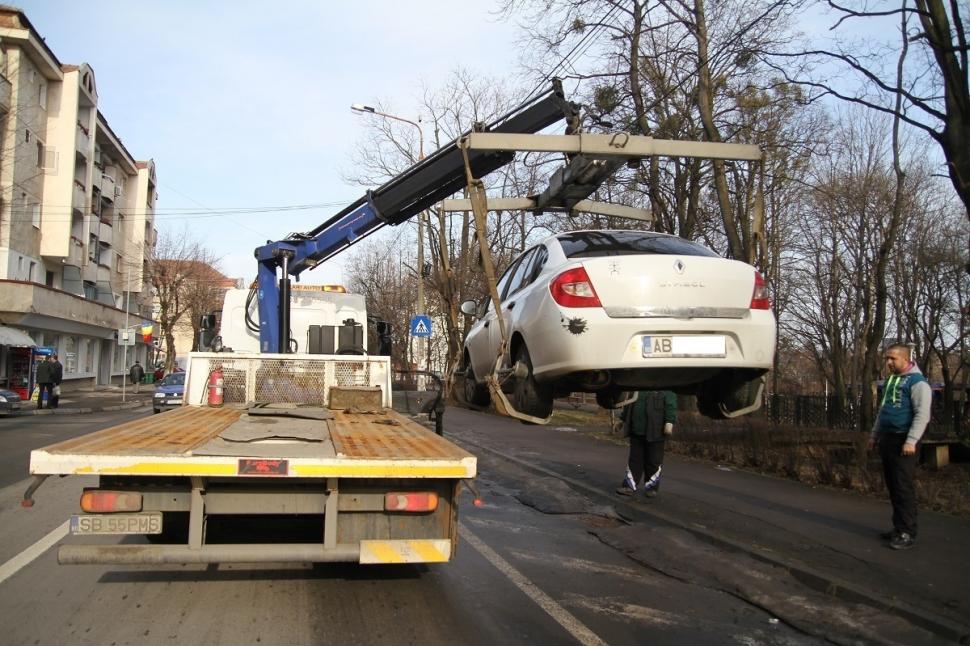 Cât plătesc şoferii ca să-şi recupereze maşinile ridicate în Sibiu