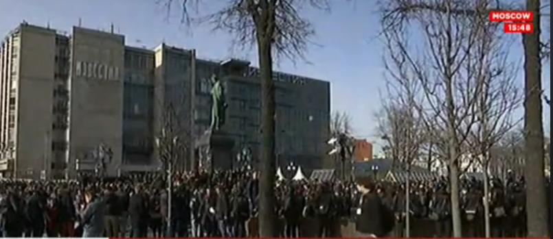 Proteste masive în Rusia. Liderul Opoziției și alte 700 de persoane au fost reținute