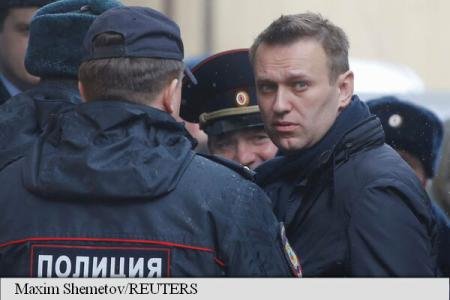 Protest la Moscova: Navalnîi, amendat cu 20.000 de ruble