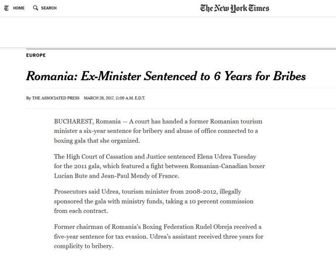 Ce scrie presa internațională despre condamnarea Elenei Udrea 441408