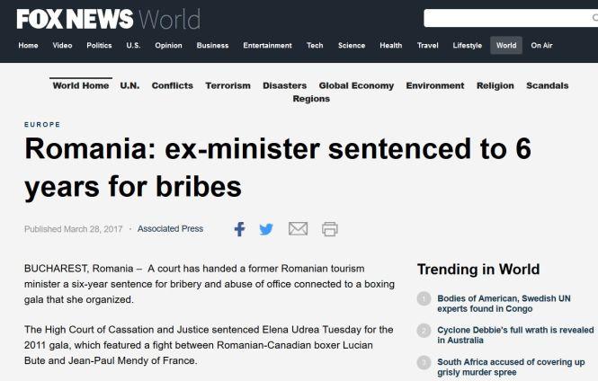 Ce scrie presa internațională despre condamnarea Elenei Udrea 441411