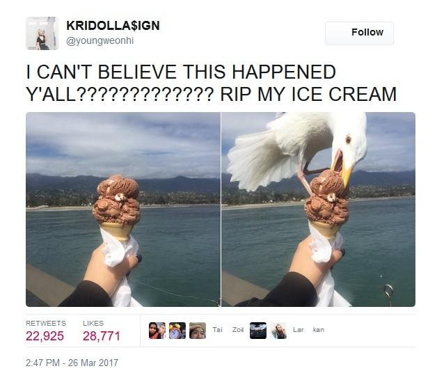 A făcut o poză cu înghețata pentru Instagram, dar ce s-a întâmplat apoi întrece orice imaginație! S-a întâmplat în timp ce se chinuia cu fotografia   442516