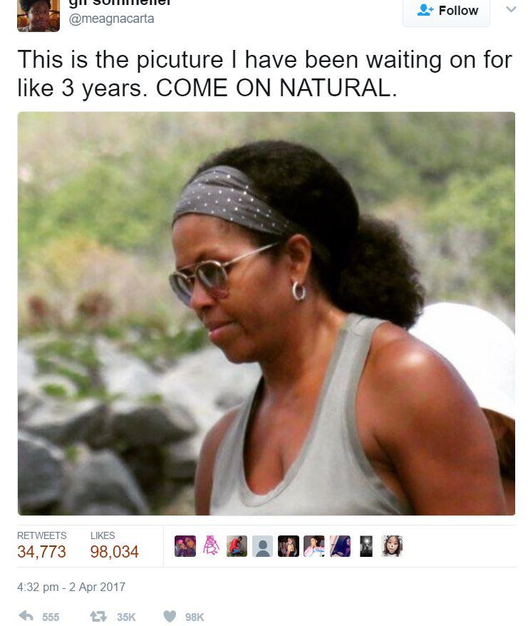 Imaginile cu Michelle Obama care au produs agitație pe internet. Cum a fost surprinsă fosta Primă Doamnă 442811