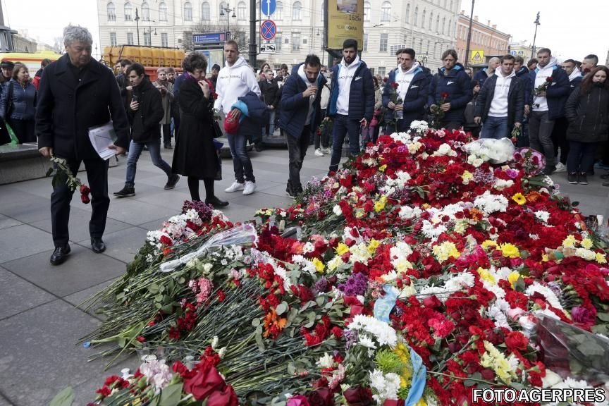 Mircea Lucescu s-a recules la locul atentatului terorist din Sankt-Petersburg