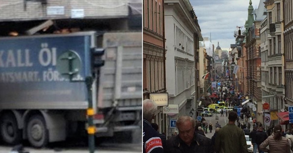 Poliţia suedeză a anunţat că e posibil să fie vorba despre un atac terorist. Ce se întâmplă acum în Stockholm
