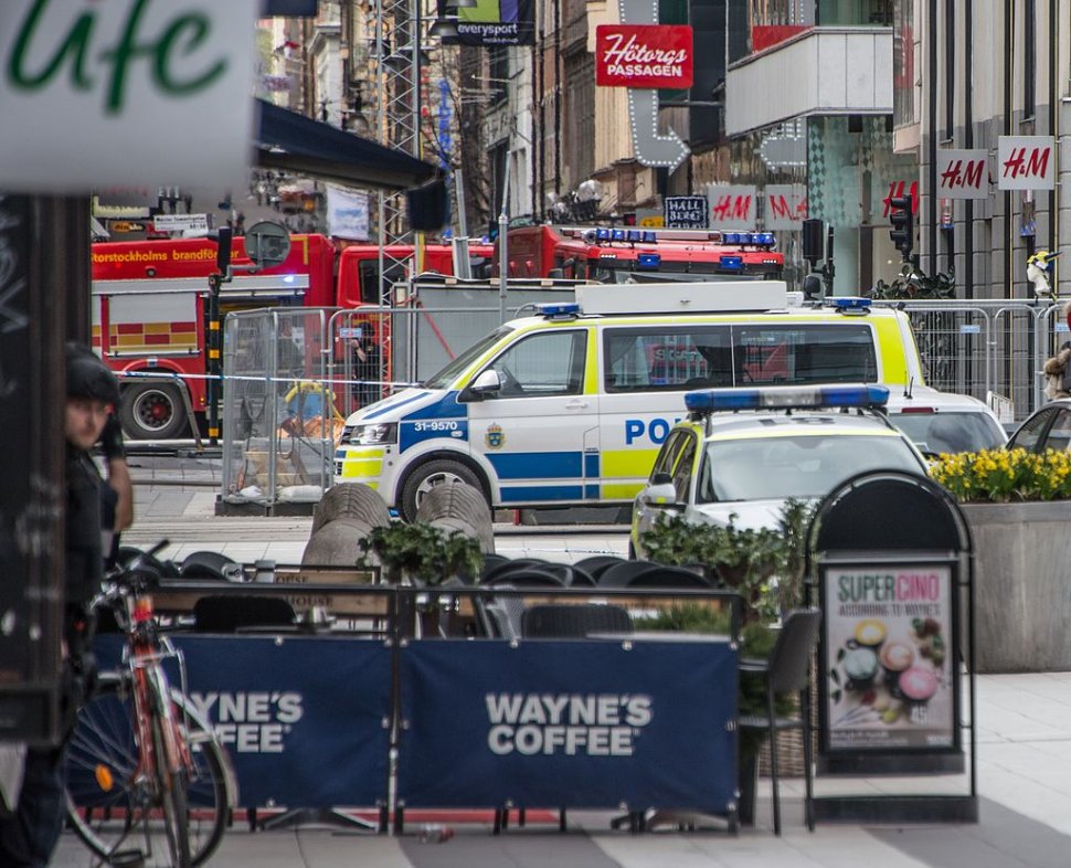 O nouă arestare la Stockholm, după atacul terorist de vineri