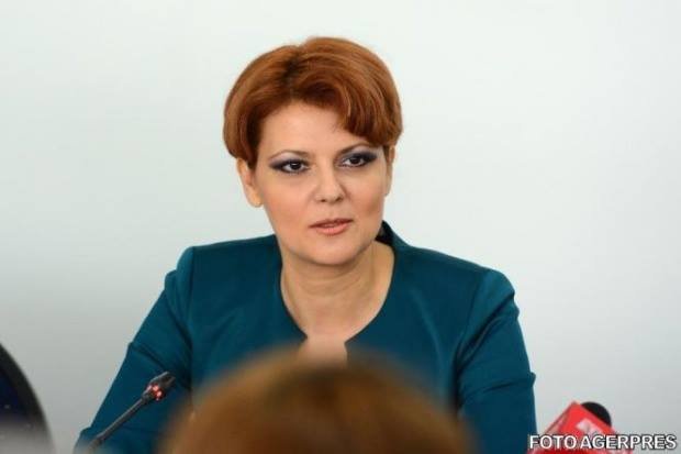 Federaţia Sindicatelor Pro Administrație cere demisia ministrului Muncii Lia Olguța Vasilescu