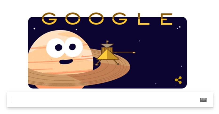  Nava spațială Cassini sărbătorită de Google cu un Google Doodle. Ce face nava spațială Cassini